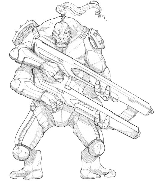 The Loroi: four arms, four eyes