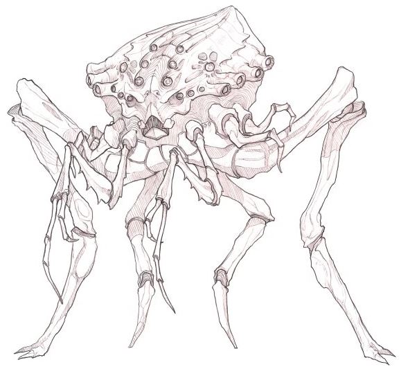 Y'saari, final concept - Starmourn Final Y'saari concept.
