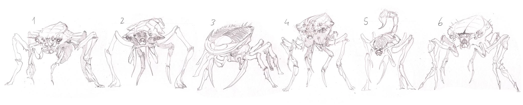 Y'saari concept sketches - Starmourn Y'saari concept sketches.